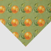 オレンジと緑 薄葉紙 (詳細)