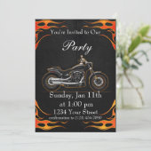 オレンジと赤に乗ってバイクに乗るパーティー! 招待状 (スタンド正面)