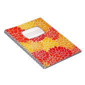 オレンジと赤のダグラス合成ノートブック ノートブック (右側)