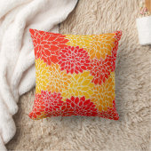 オレンジと赤のダグラス クッション (ブランケット)