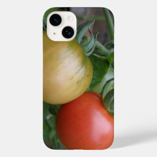 オレンジと赤のトマト Case-Mate iPhoneケース (裏面)