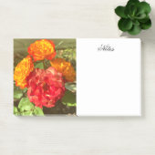 オレンジと赤の花園 ポストイット (オフィス)