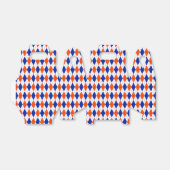 オレンジと青のダイヤモンドアーガイル フェイバーボックス (折り畳みなし)