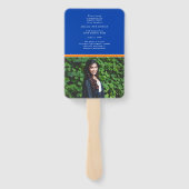 オレンジと青の卒業写真ハンドファン ハンドファン (裏面)