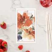 オレンジと青の水色フローラ (インサイチュ)