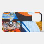 オレンジと青の落書き Case-Mate iPhoneケース (裏面 (横))