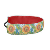 オレンジと黄色のひまわり黄色絵画の花 アスレチックヘッドバンド (左)