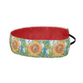 オレンジと黄色のひまわり黄色絵画の花 アスレチックヘッドバンド (右)