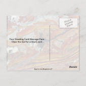 オレンジと黄色のジャスパーの写真 ポストカード (裏面)