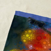 オレンジと黄色のチューリップ ビーチタオル (インサイチュ)