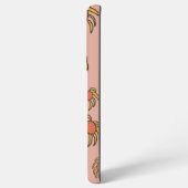 オレンジと黄色のデイジーの電話ケース SAMSUNG GALAXYケース (裏面横)