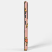 オレンジと黄色のデイジーの電話ケース SAMSUNG GALAXYケース (右側面)