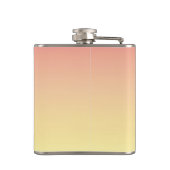 オレンジと黄色のフラスコが入ったかわいい赤いサル フラスク (裏面)