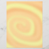 オレンジと黄色のブレンド旋回スクラップブック紙 (裏面)