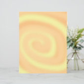 オレンジと黄色のブレンド旋回スクラップブック紙 (スタンド正面)