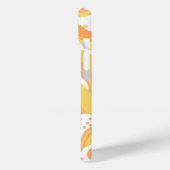 オレンジと黄色の渦巻き形にドットが付いている Case-Mate iPhoneケース (裏面 / 左)