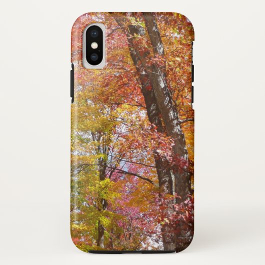オレンジと黄色の秋ツリー秋の写真 Case-Mate iPhoneケース (裏面)