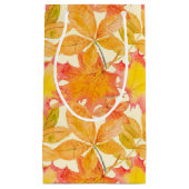 オレンジと黄色の紅葉 スモールペーパーバッグ (正面)