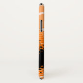 オレンジと黒のグラフィックアニマルプリントのiphoneケース Case-Mate iPhoneケース (裏面/右)