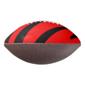 オレンジと黒のストライプ  アメリカンフットボール (回転90)