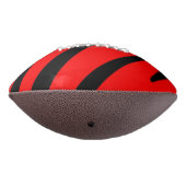 オレンジと黒のストライプ  アメリカンフットボール (回転270)