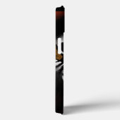 オレンジと黒のストライプ Case-Mate iPhoneケース (裏面 / 右)