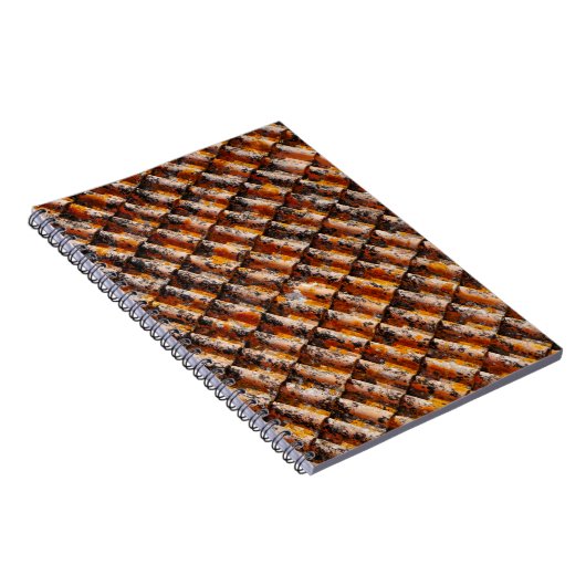 オレンジと黒の屋根板 ノートブック (右側)