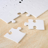 オレンジと黒の怒ったヘビ皮肉引用文 ジグソーパズル (側面)