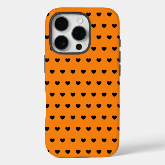 オレンジと黒のiPhoneカバー Case-Mate iPhoneケース (裏面)