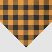 オレンジと黒バッファローチェックハロウィーン 薄葉紙 (詳細)