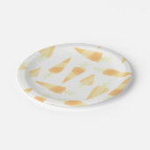 オレンジにんじんの紙皿 ペーパープレート (アングル)