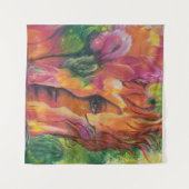 オレンジにブレンド タペストリー (正面(横))