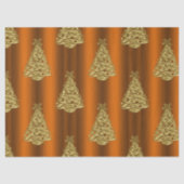 オレンジに咲くゴールデンクリスマスツリー 薄葉紙 (正面)