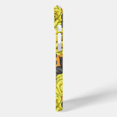 オレンジに灰色の葉バラの黄色 Case-Mate iPhoneケース (裏面 / 左)