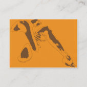 オレンジに考えること-ぽっちゃりした 名刺 (裏面)