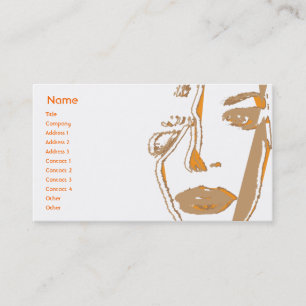 オレンジに考えること-ビジネス 名刺