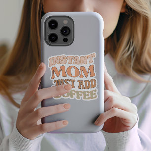 オレンジのインスタントママだけでコーヒービニールシールを追加 シール