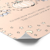 オレンジのカボチャどのくらいのキャンディベビーシャワーゲーム ポスター (角)