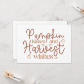 オレンジのキスとハーブの願い カード (正面/裏面インサイチュ)