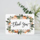 オレンジのキューティーズ感謝カード サンキューカード (スタンド正面)