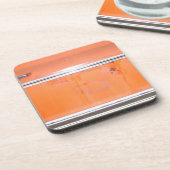 オレンジのシェビートラックドア コースター (左側)