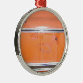 オレンジのシェビートラックドア メタルオーナメント (右)