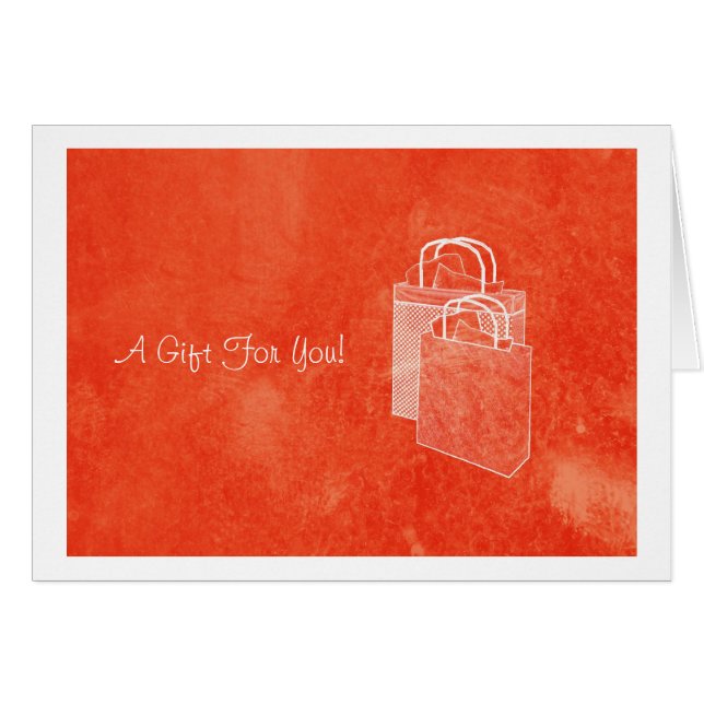 オレンジのショッピングスパイリーマネー同封 (正面横)