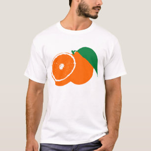 オレンジのシルエット Tシャツ