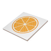オレンジのスタイル化したフルーツスライス タイル (側面)