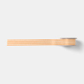 オレンジのストライプなリボン サテンリボン (正面)