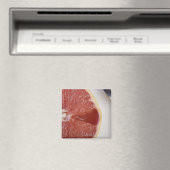 オレンジのスライスとスプーンのクローズアップ マグネット (インサイチュ (食洗機))