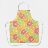 オレンジのスライス エプロン (正面)