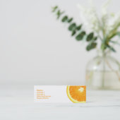 オレンジのスライス スキニー名刺 (スタンド正面)