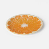 オレンジのスライス ペーパープレート (アングル)